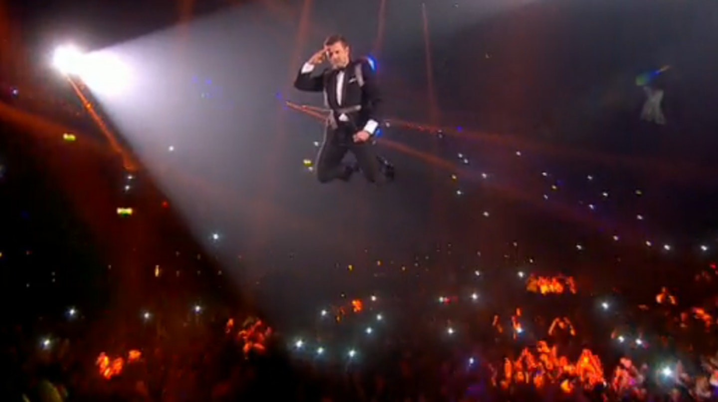 Have you ever seen Dermot fly? You have now!