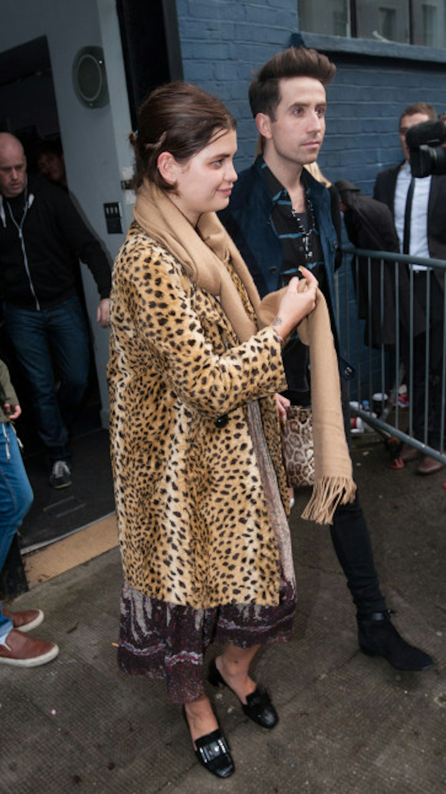 Pixie Geldof and Nick Grimshaw