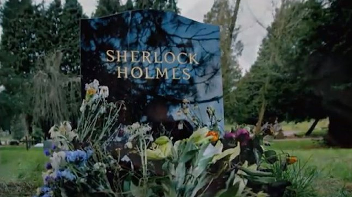 Sherlock shocked fans when he appeared to have died in the last series before it was revealed he had faked his own death.