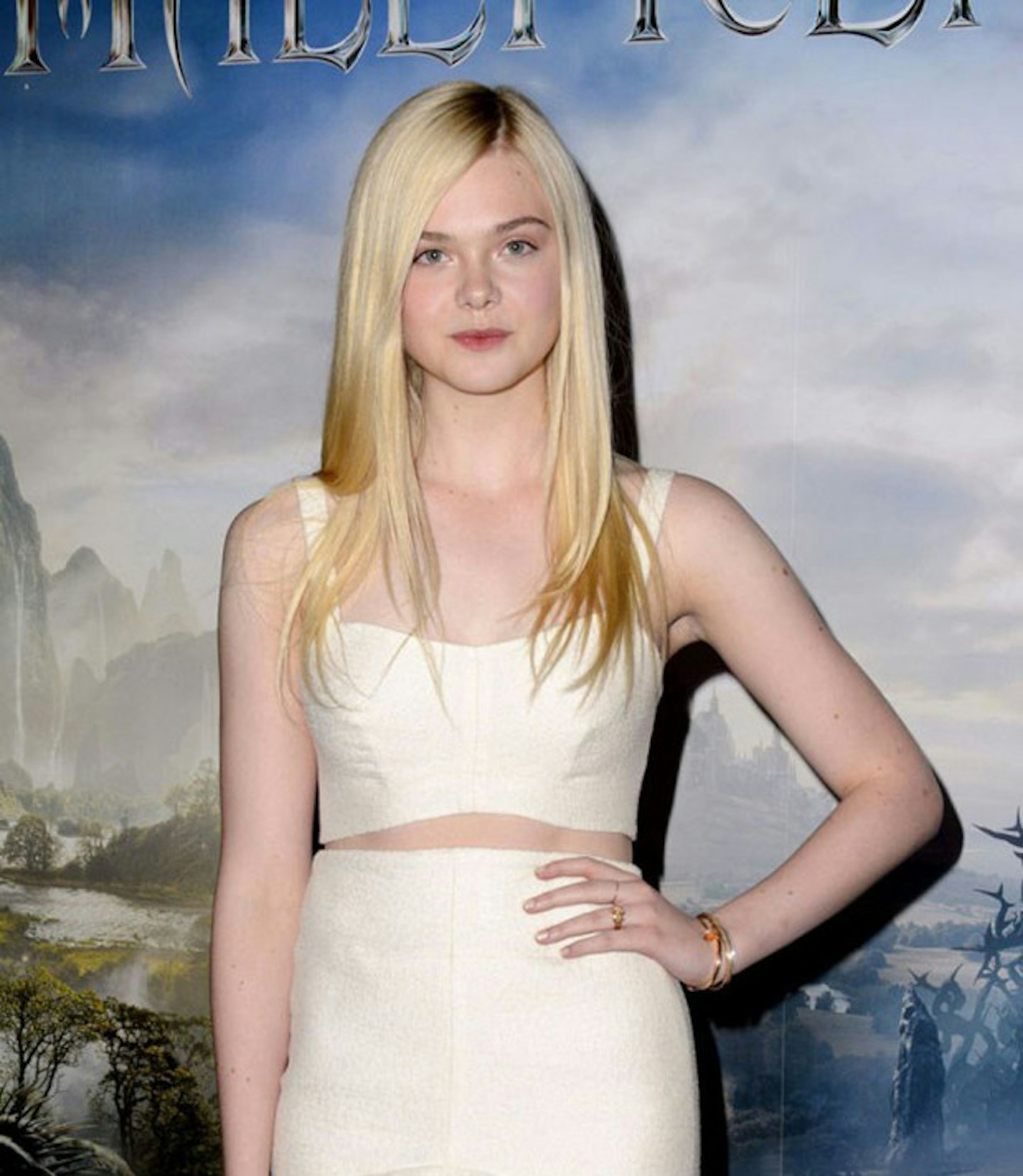 Elle, Maleficent film photocall in London, 9 May 2014