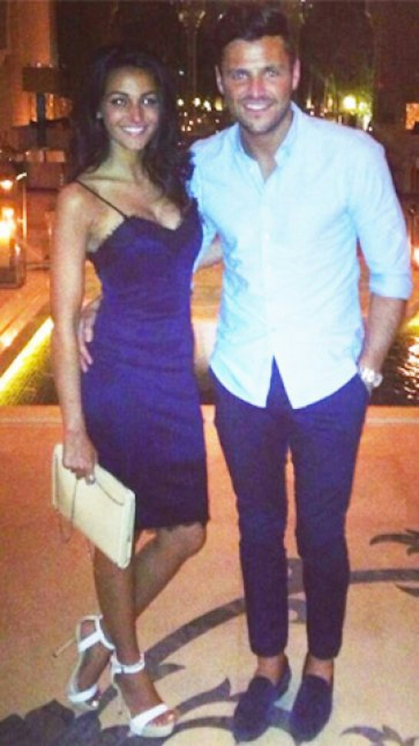 Mark is currently enjoying a break in Dubai with fiance Michelle Keegan