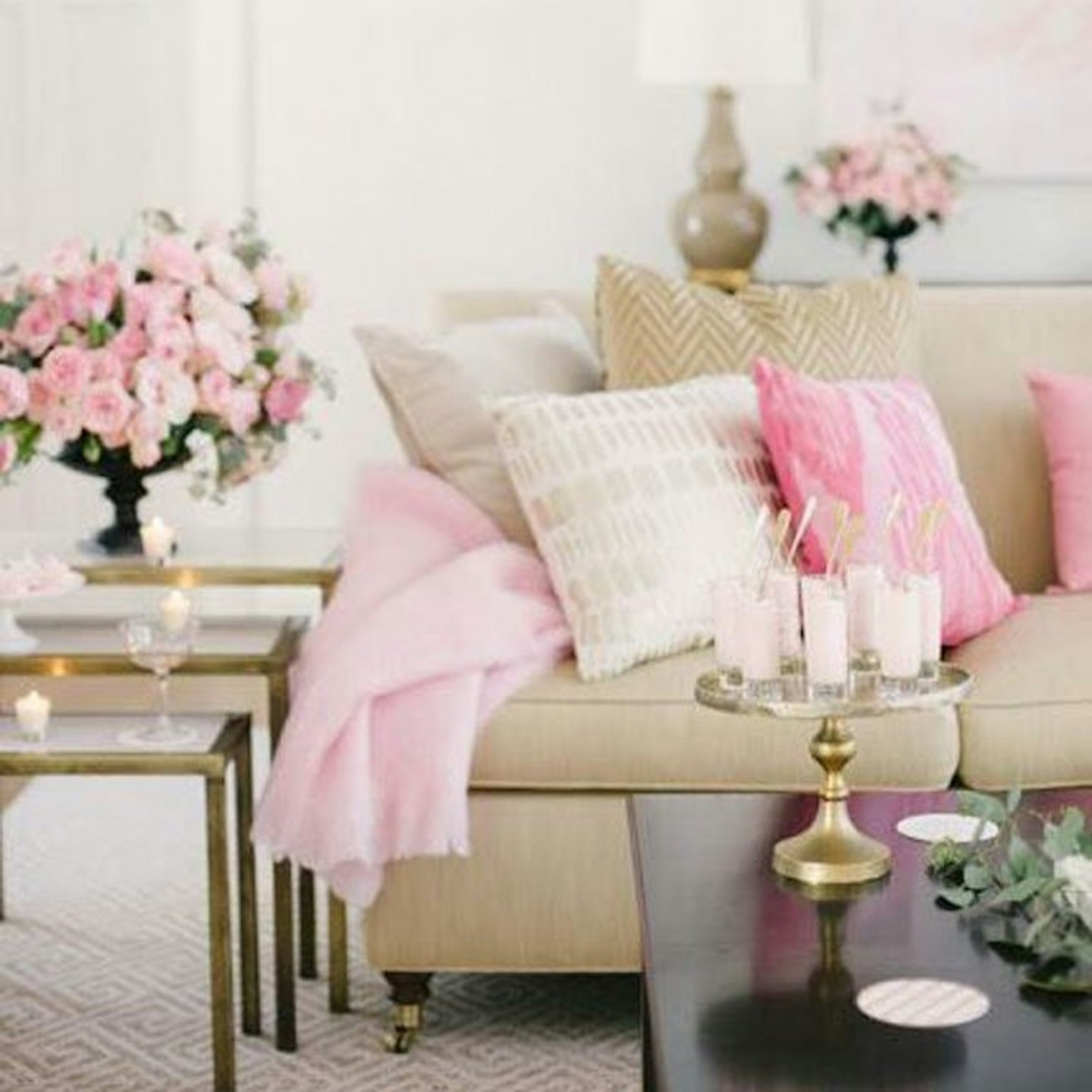 pink accents