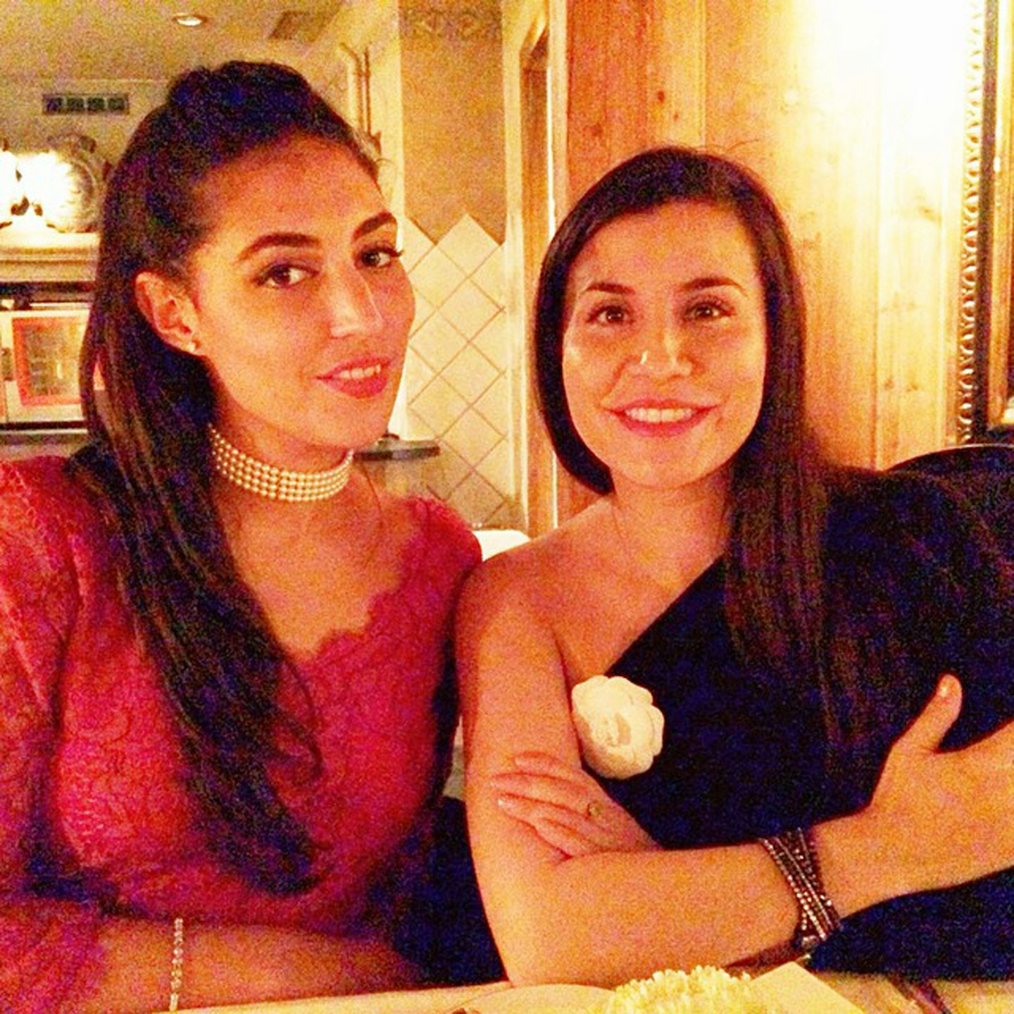 Our Alya Mooro with ASMALLWORLD guest at the cocktail dinner