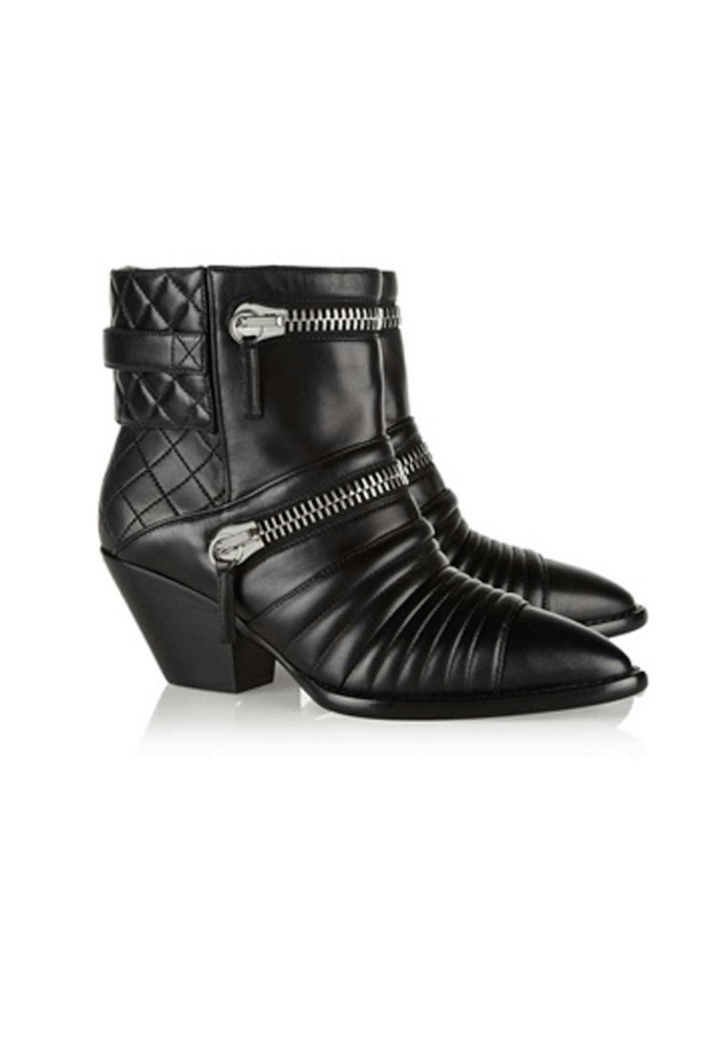 33. Embellished leather ankle boots, £1040, Giuseppe Zanotti at Net-A-Porter