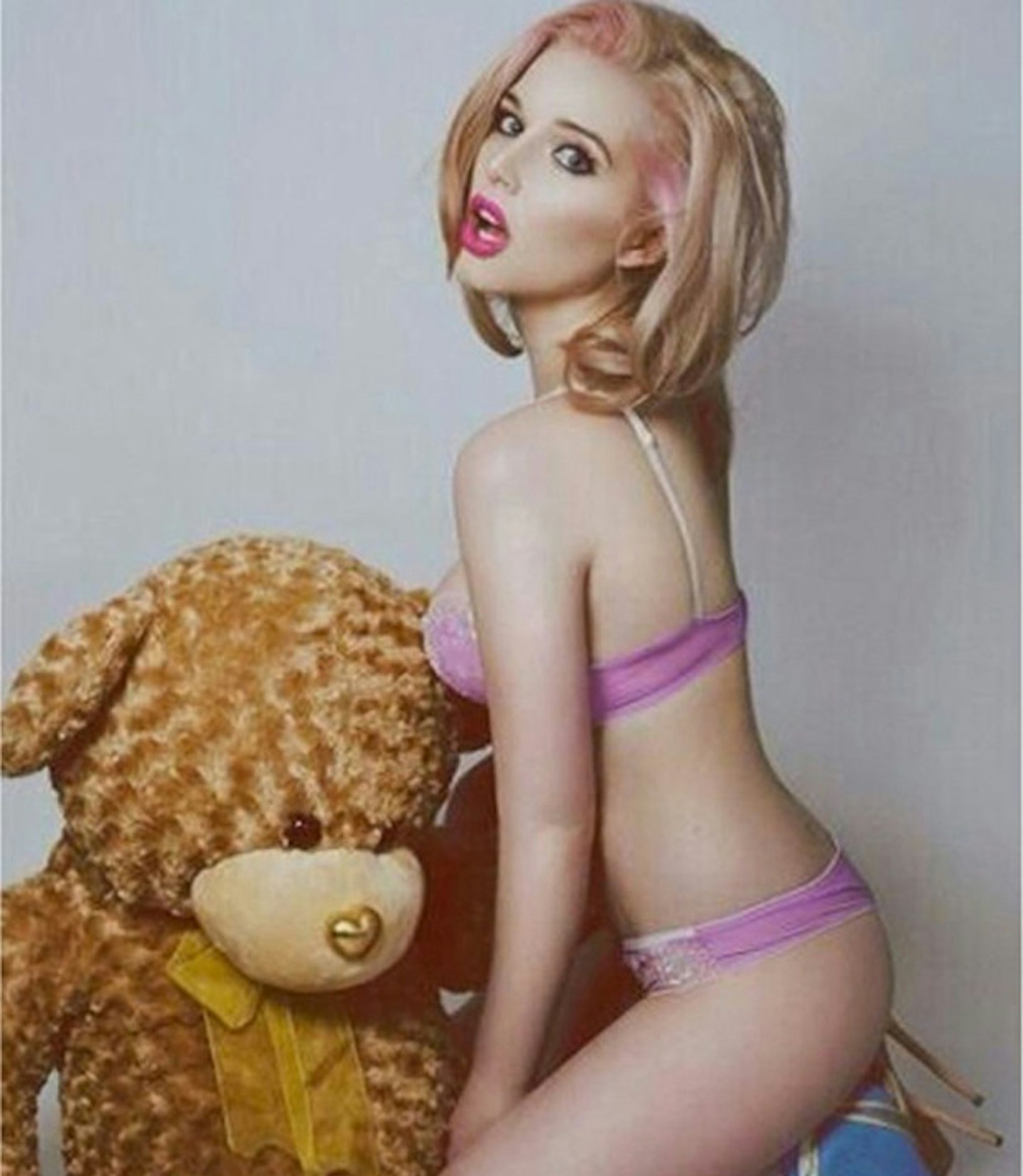 Helen-Flanagan-in-underwear-heels