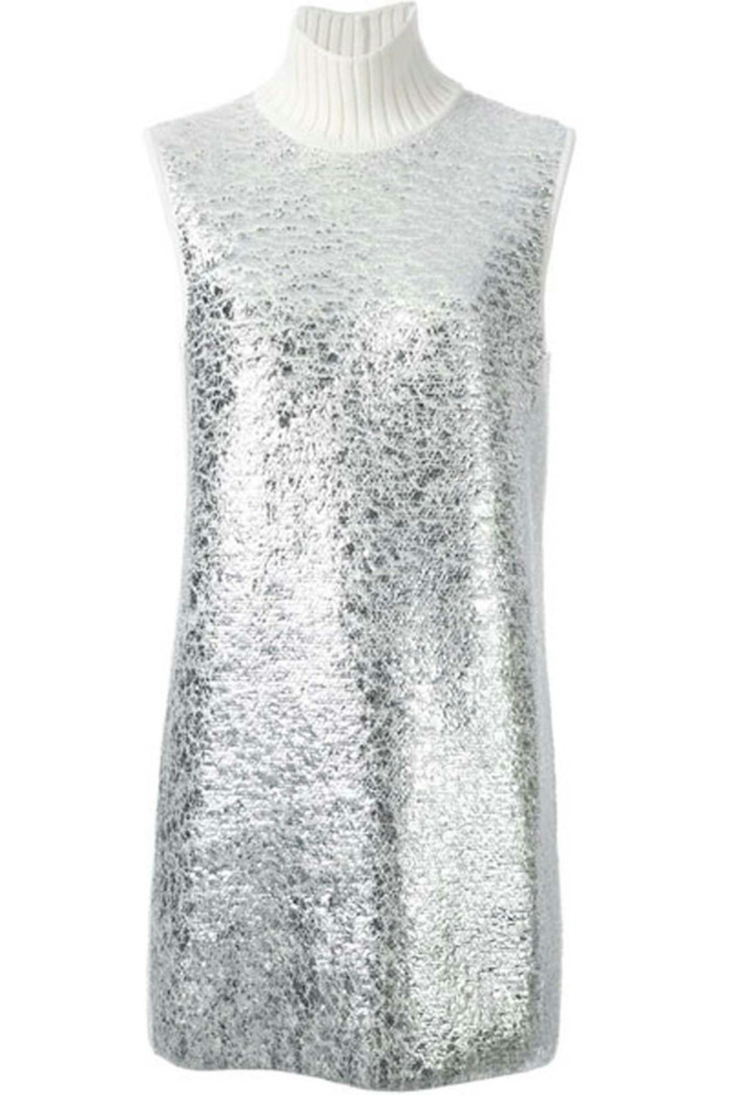Metallic Kint Dress, £413.61, Iceberg at farfetch.com