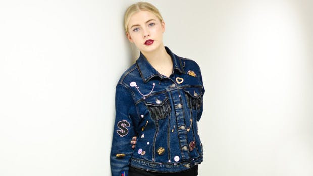 Diy crop denim on sale jacket