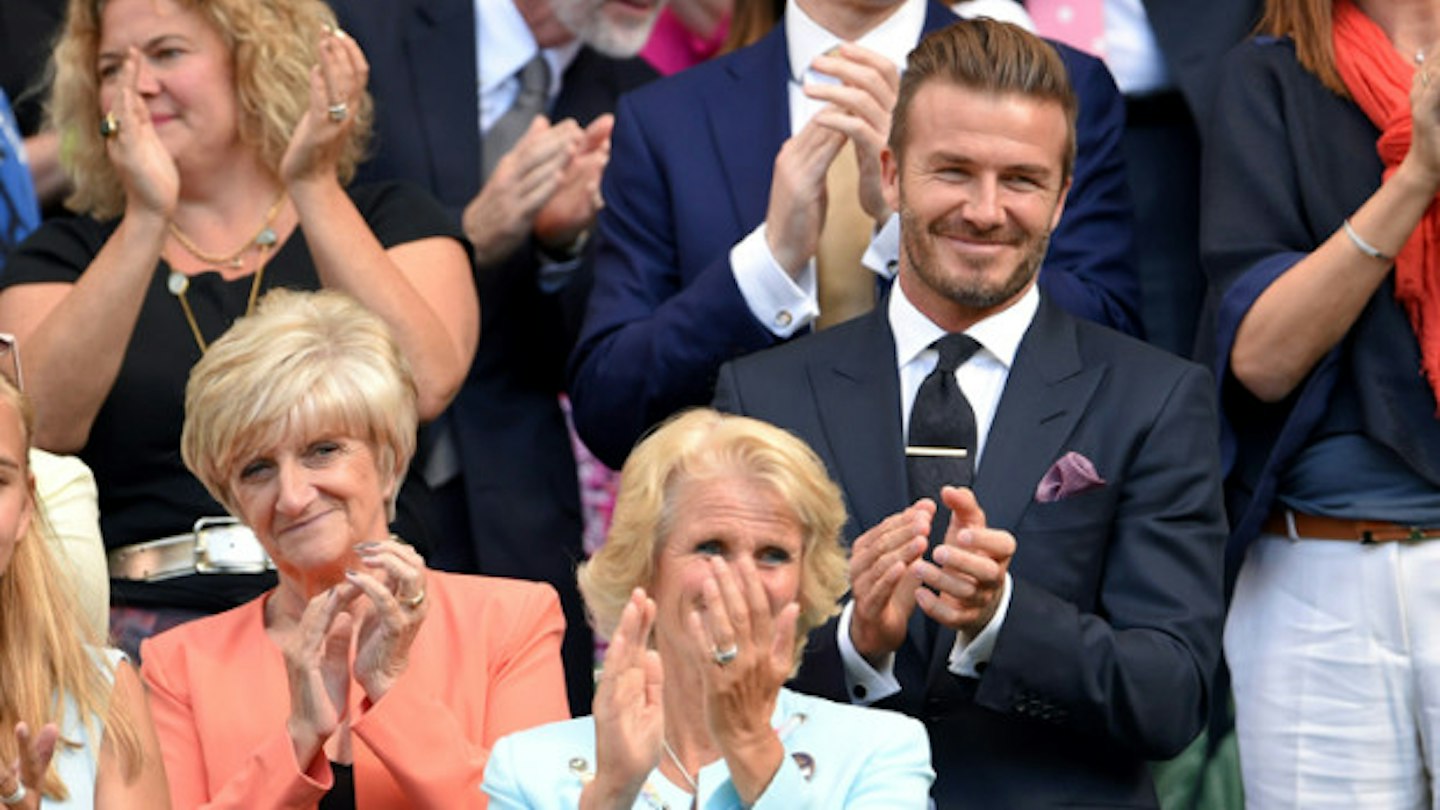 David Clapping David Beckham Clapping David Beckham And Sons Brooklyn, Romeo And Cruz