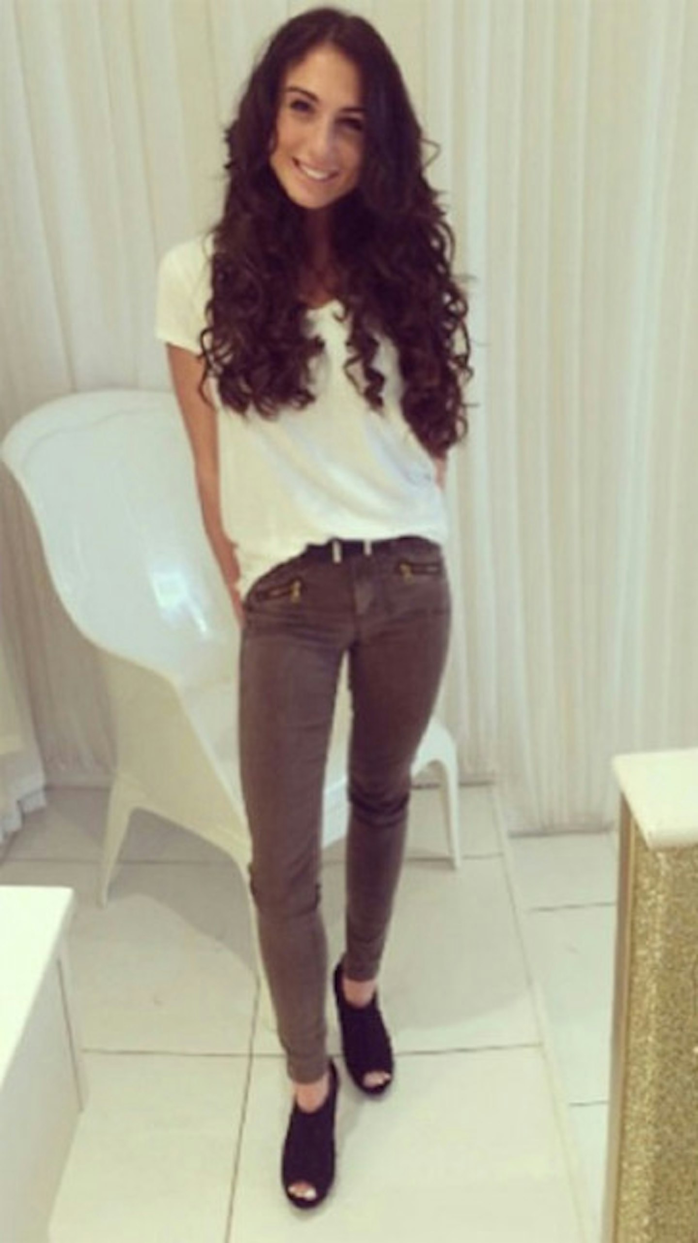Grace insists she's simply naturally slim