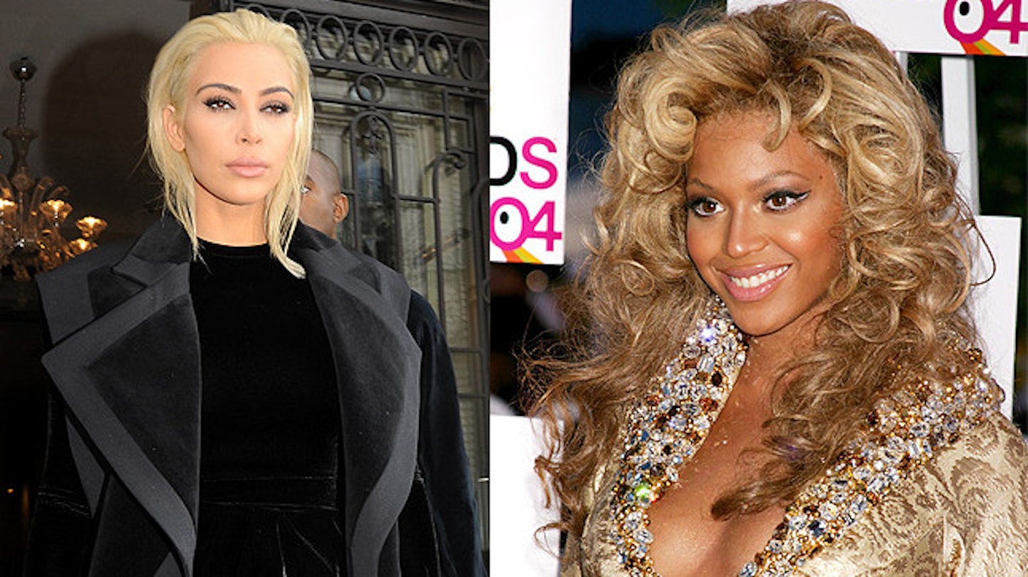 kimkardashianblondehairbeyonce