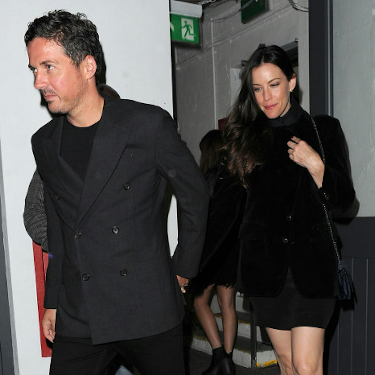 Dave Gardner and Liv Tyler