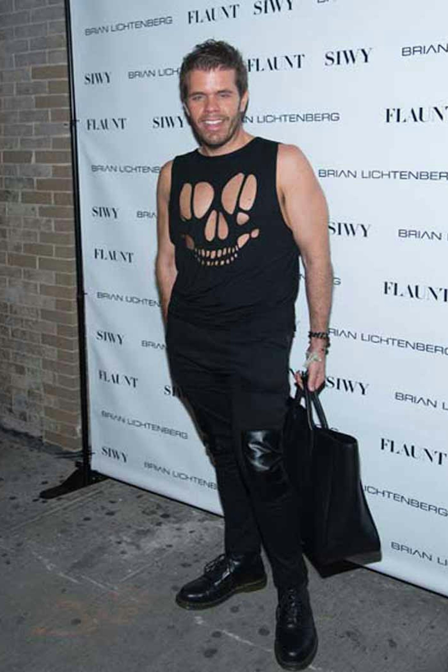 Perez Hilton attends the Launch of Flaunt Magazine's Distress Issue - 3 September 2014