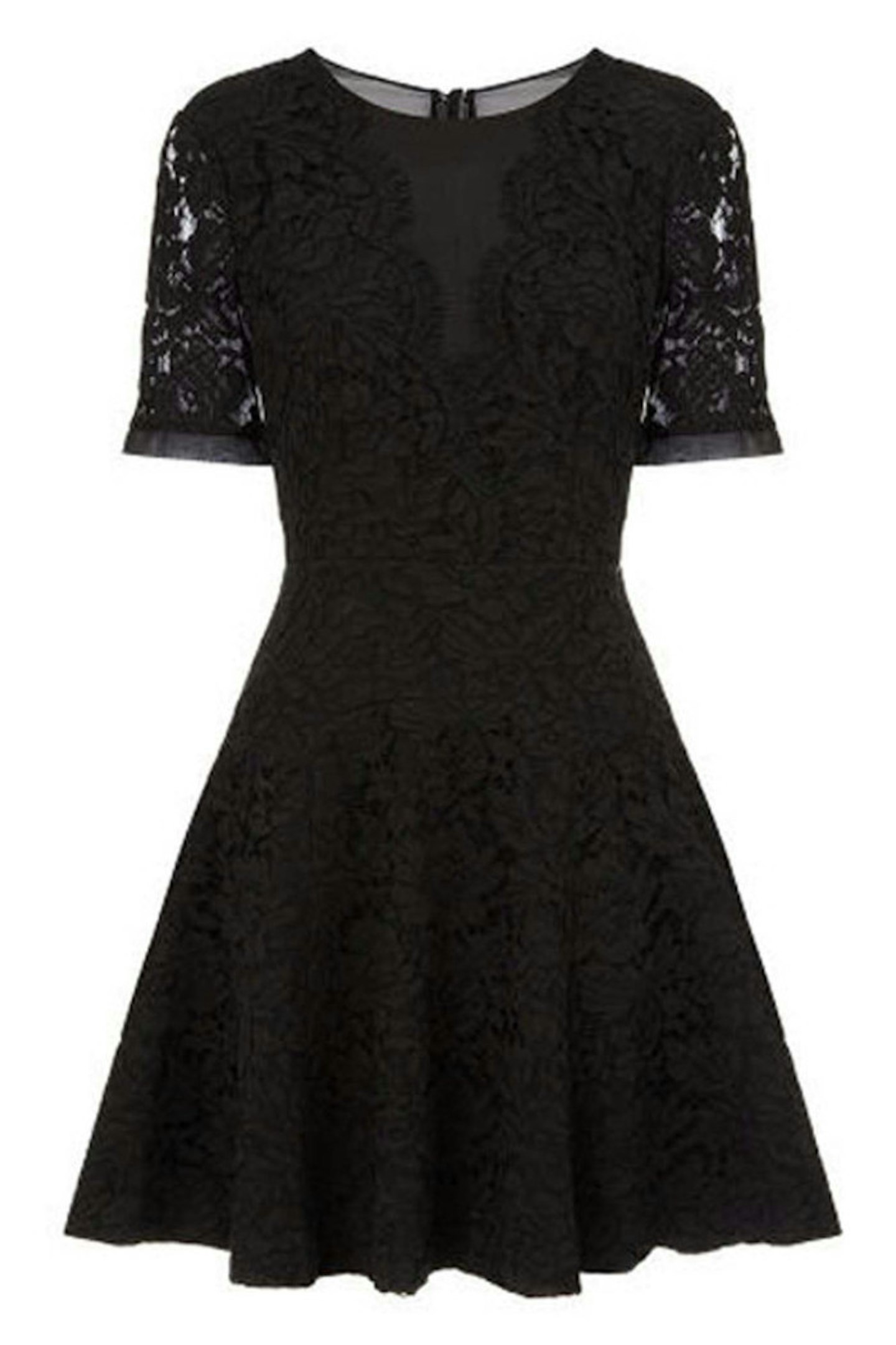 Black lace dress, £225, Whistles