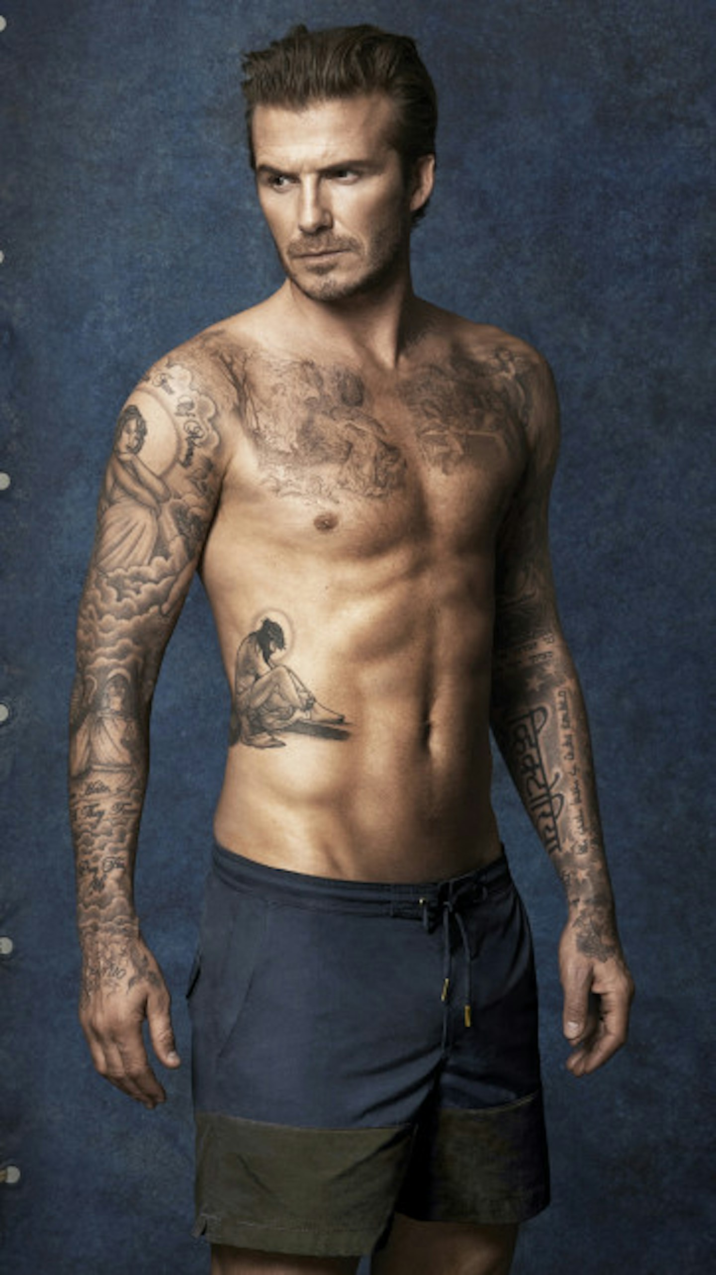 David is known for his love of tattoos