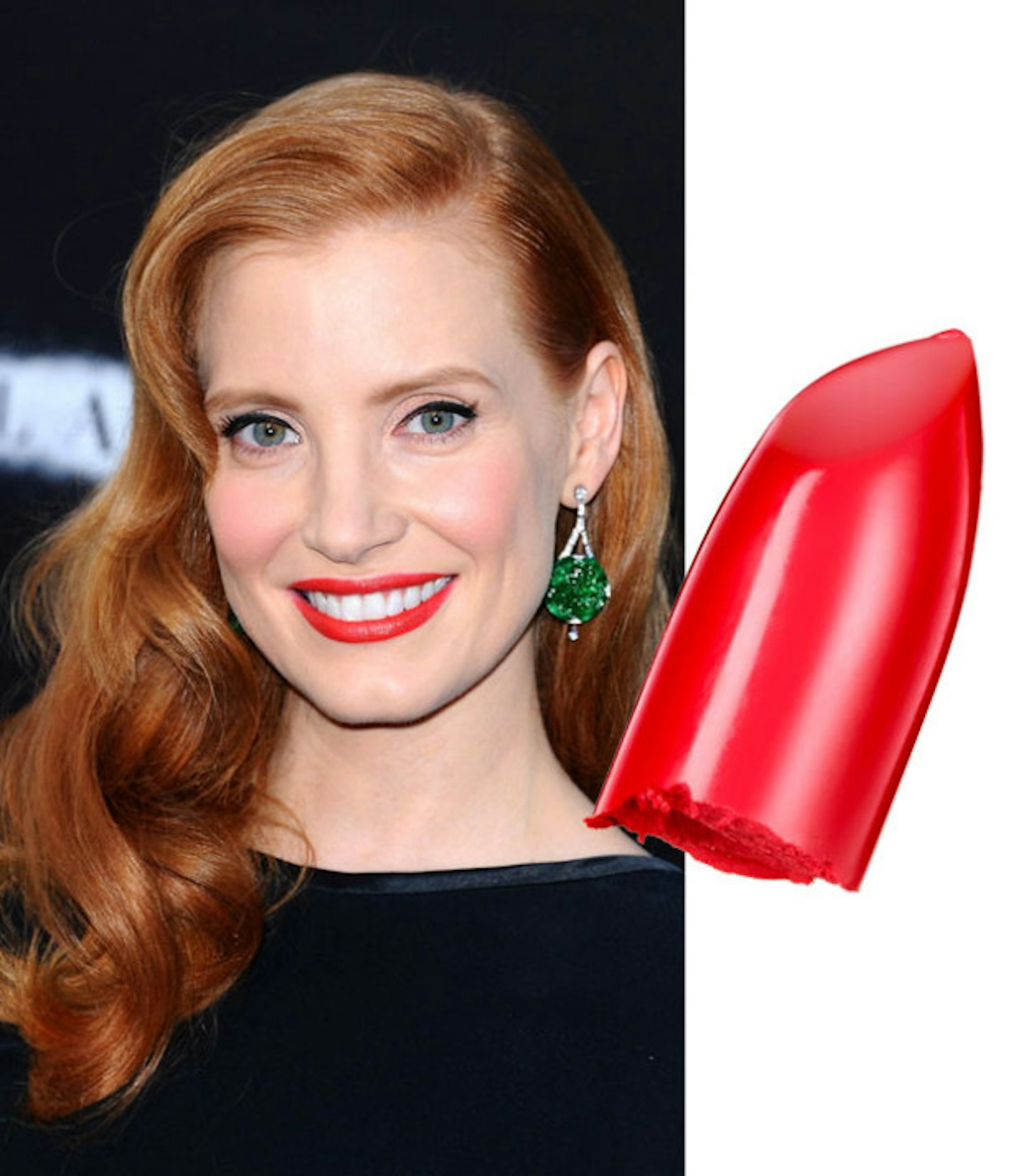 Jessica Chastain's perfect red