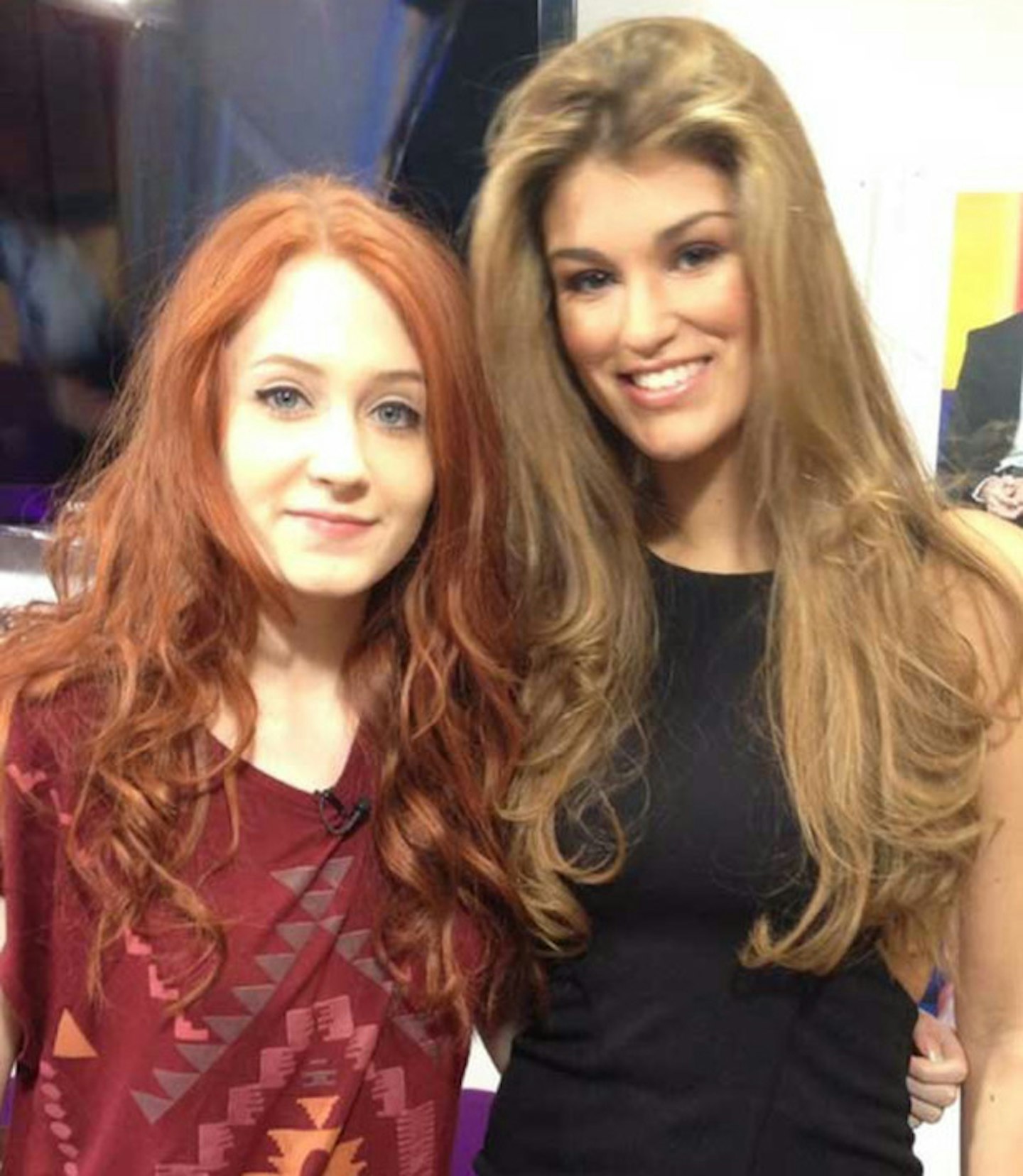 Amy Willerton... and Janet Devlin