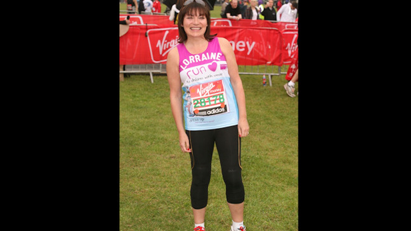 Lorraine runs the London marathon!