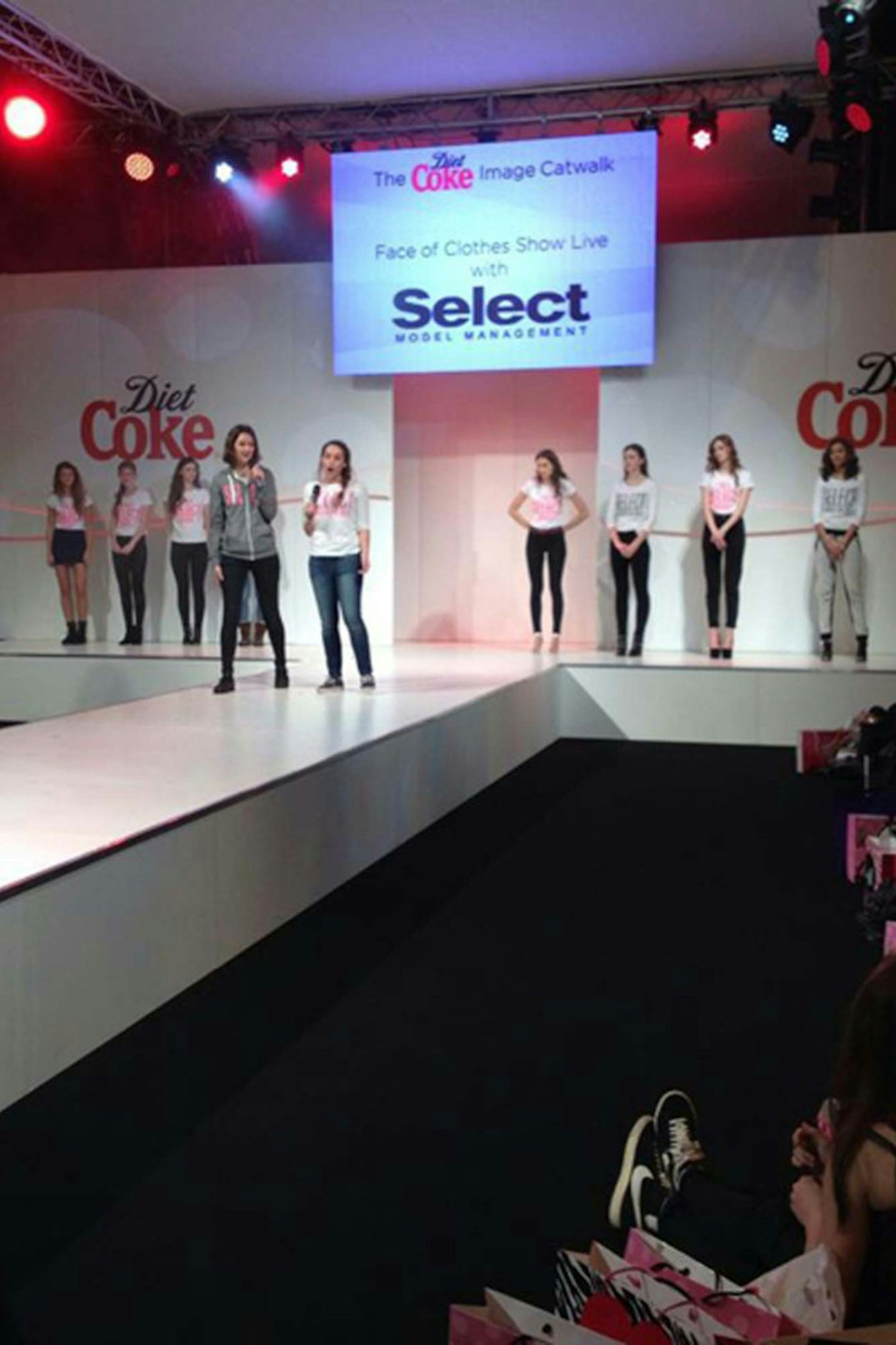 Introducing our incredible Clothes Show Live talent at the amazing Diet Coke image catwalk!