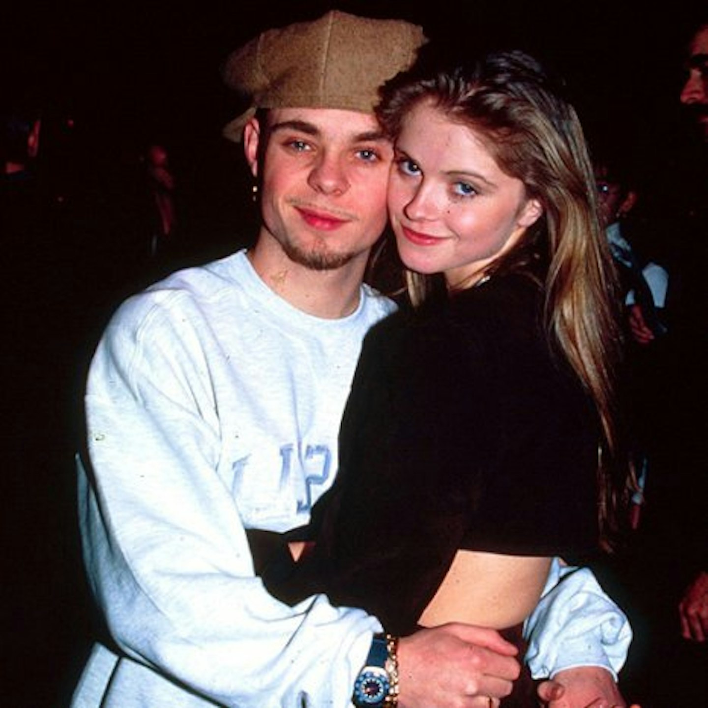 Danniella with ex Brian Harvey in the nineties