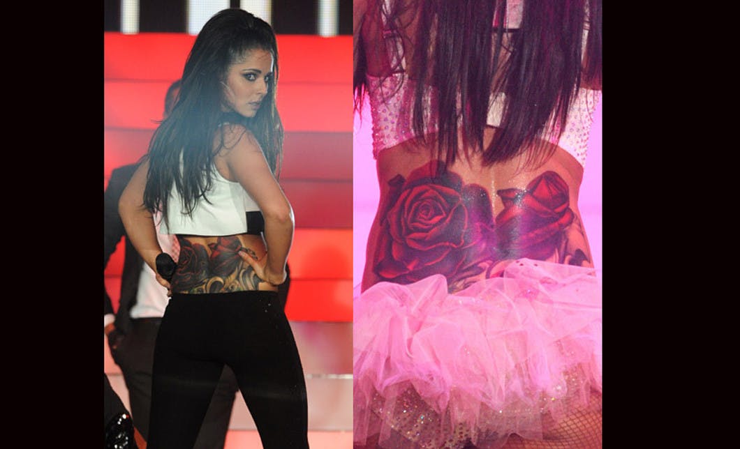 Superfan has Cheryl Cole tattoo covered up with roses - Mirror Online