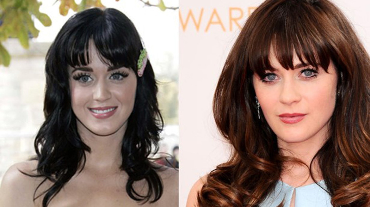 Katy Perry and Zooey Deschanel