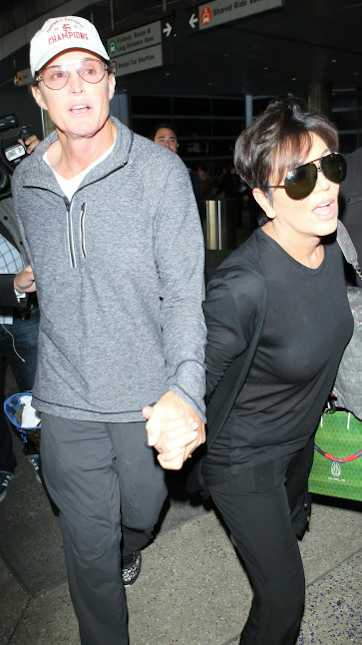 Bruce with ex-wife Kris Jenner