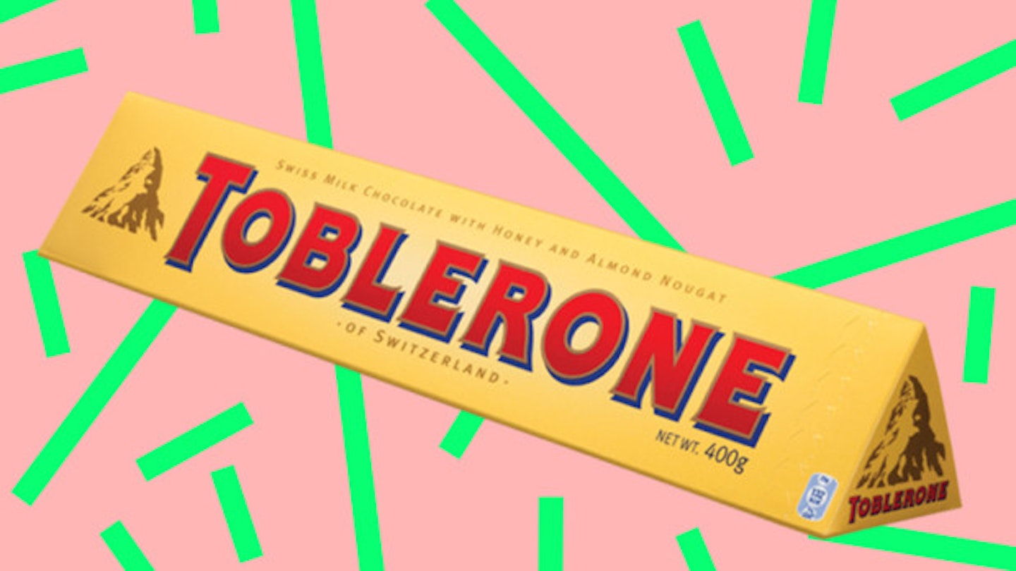 Guys It Turns Out We've Been Eating Toblerone Wrong