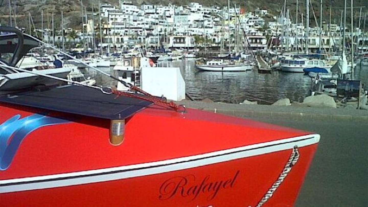 The boat Harry battled 3,000 miles across the ocean in