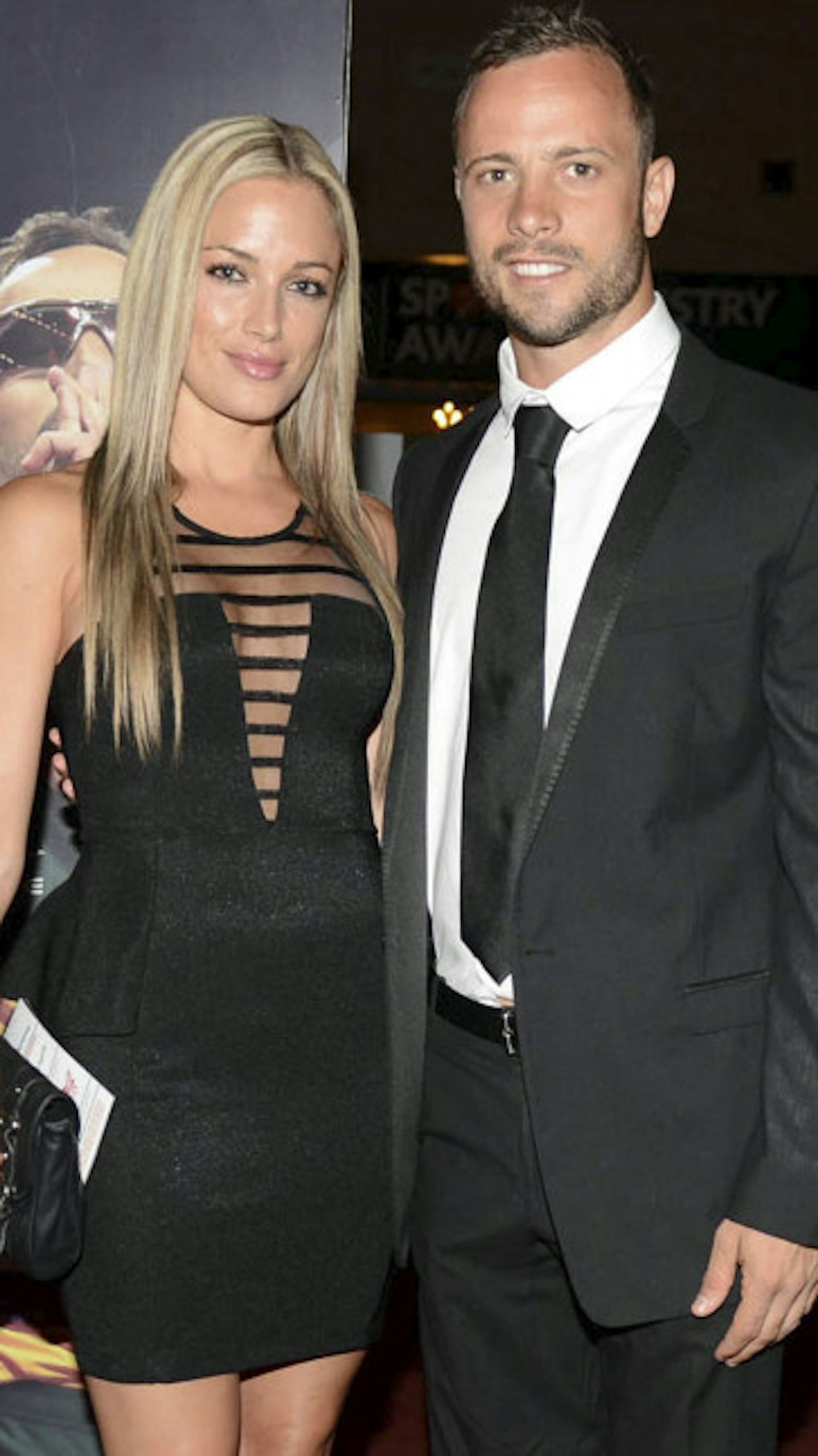 Oscar Pistorius with Reeva Steenkamp