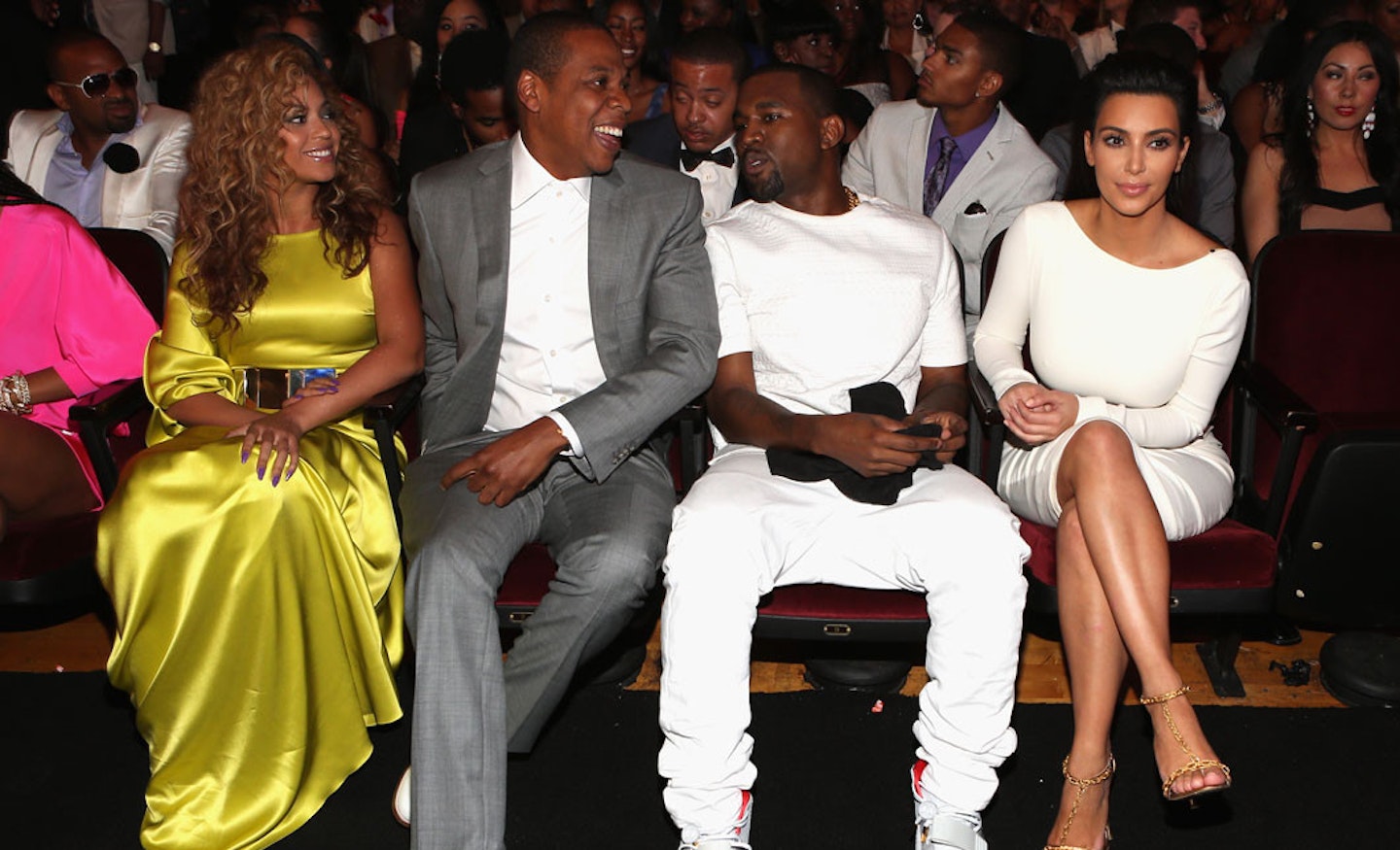 Back in the good old days - Beyonce, Jay-Z, Kanye and Kim at the 2012 BET Awards