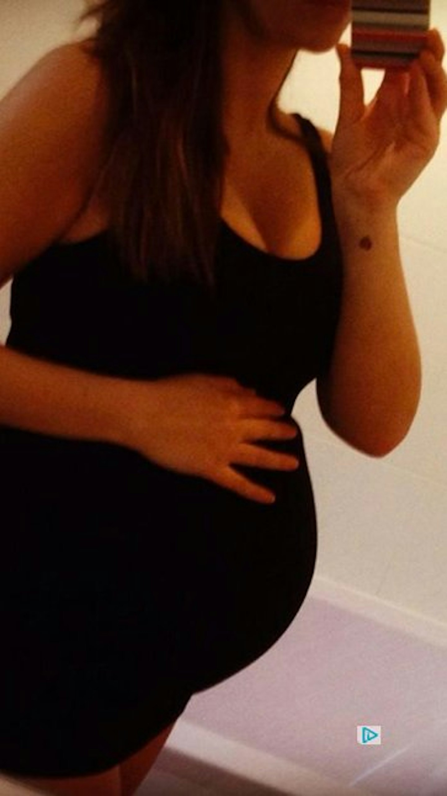 Natasha only has a few weeks left until baby no.3 arrives