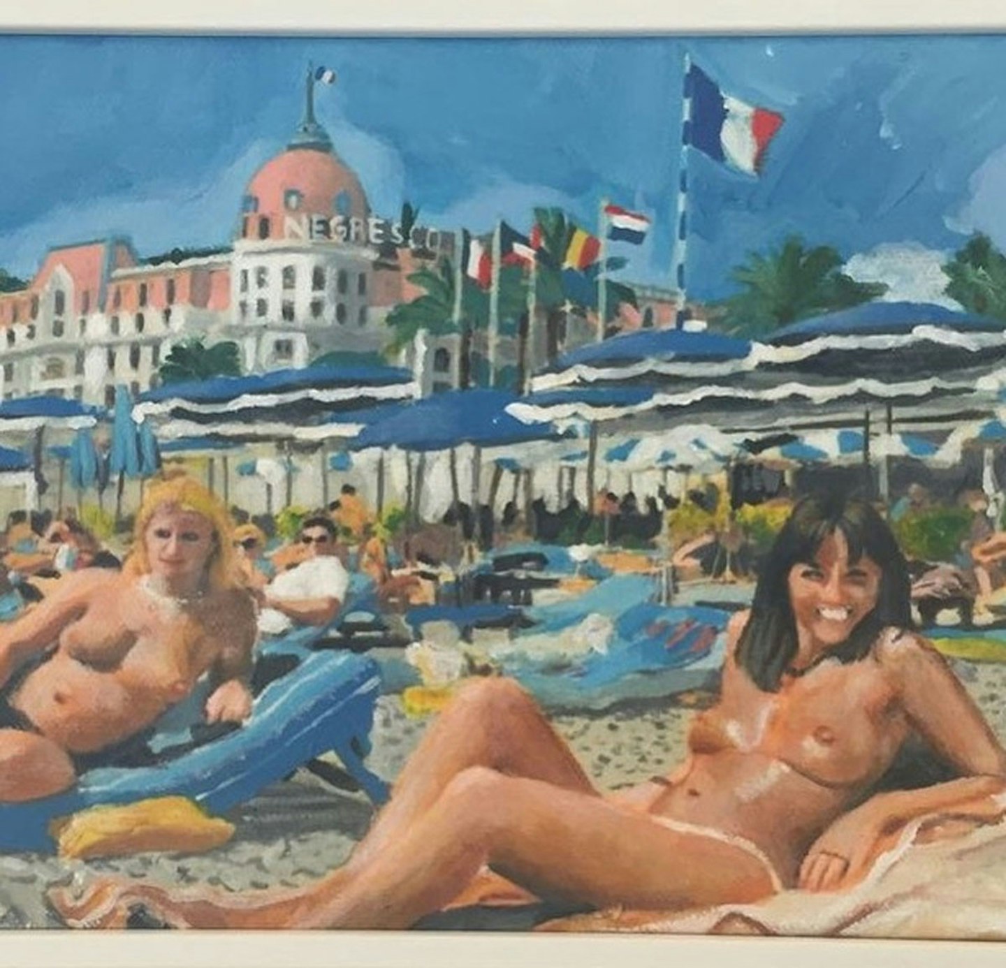 Nice, erm, beach towel...