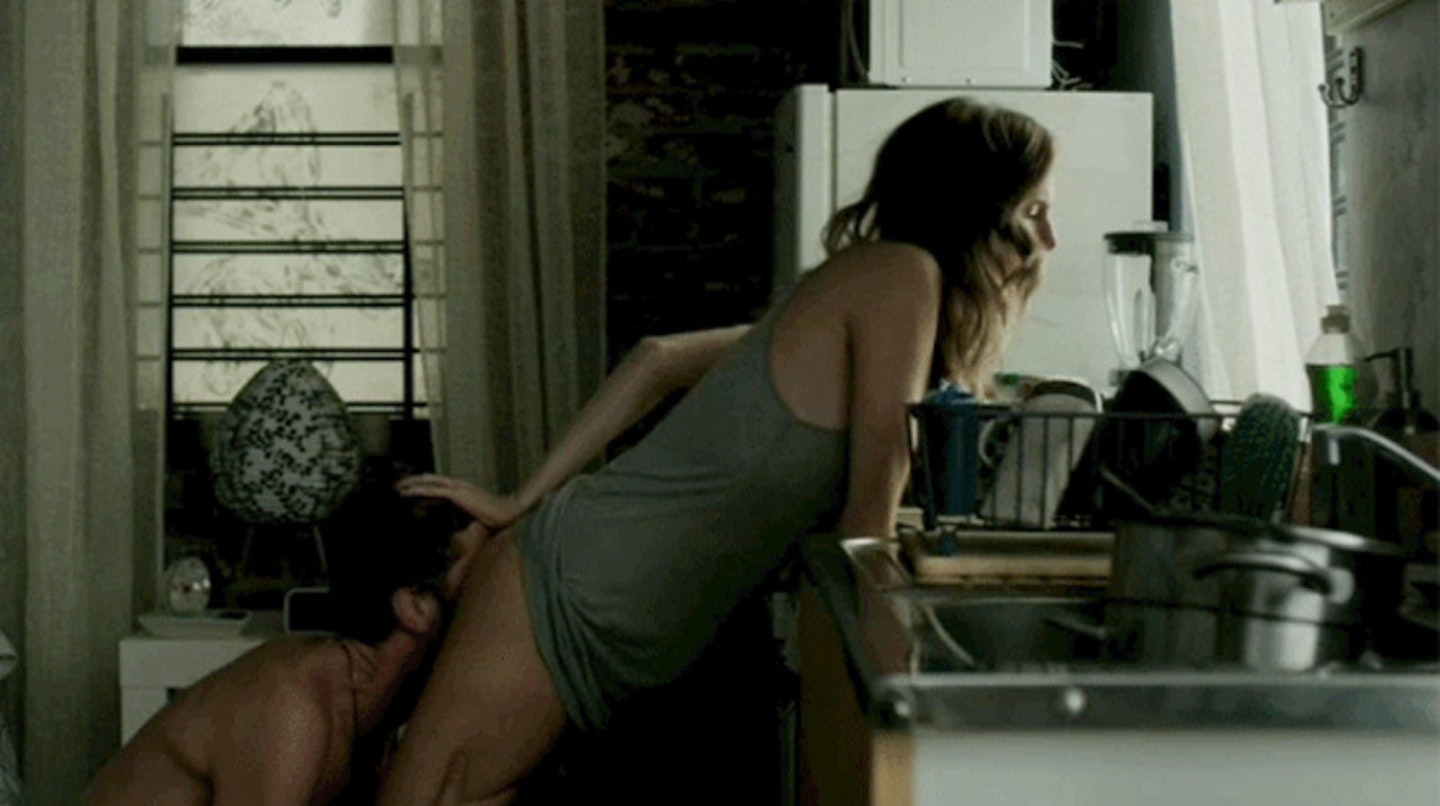 This must have been awkward to film...