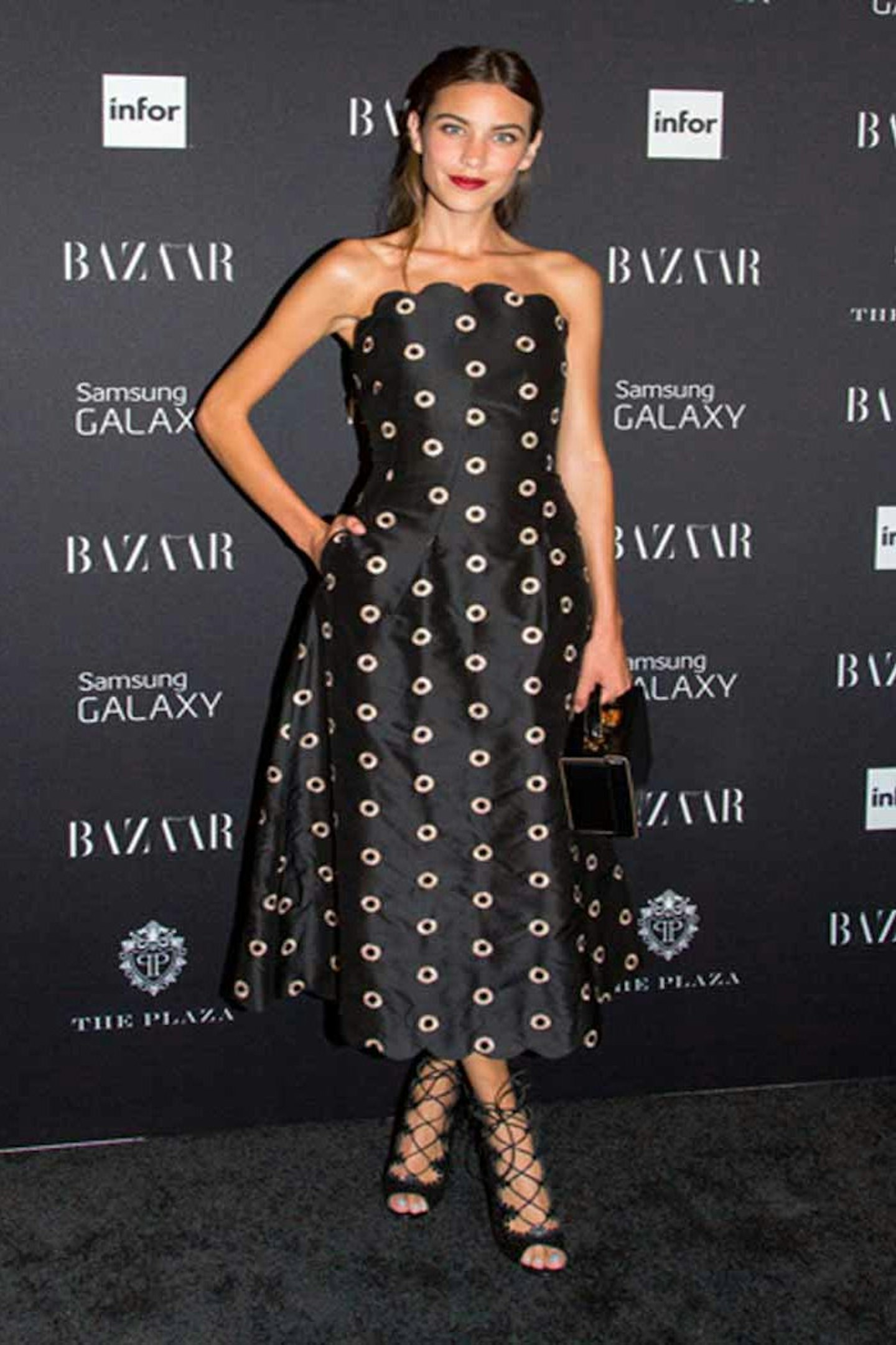 Alexa Chung at Harper's Bazaar Celebrate Icons by Carine Outfield, New York - 5 September 2014