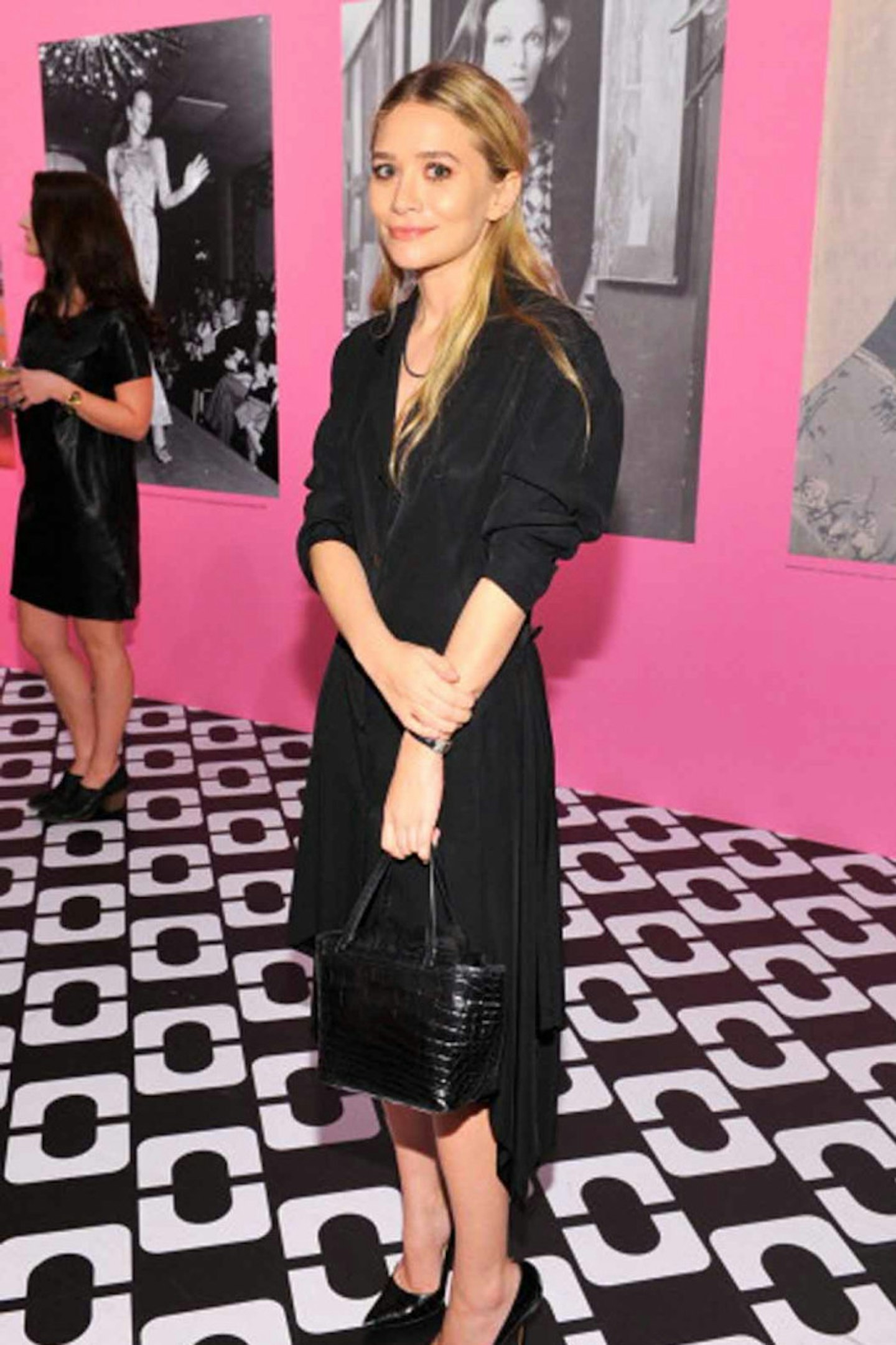 Ashley Olsen style journey of a dress 2014 black