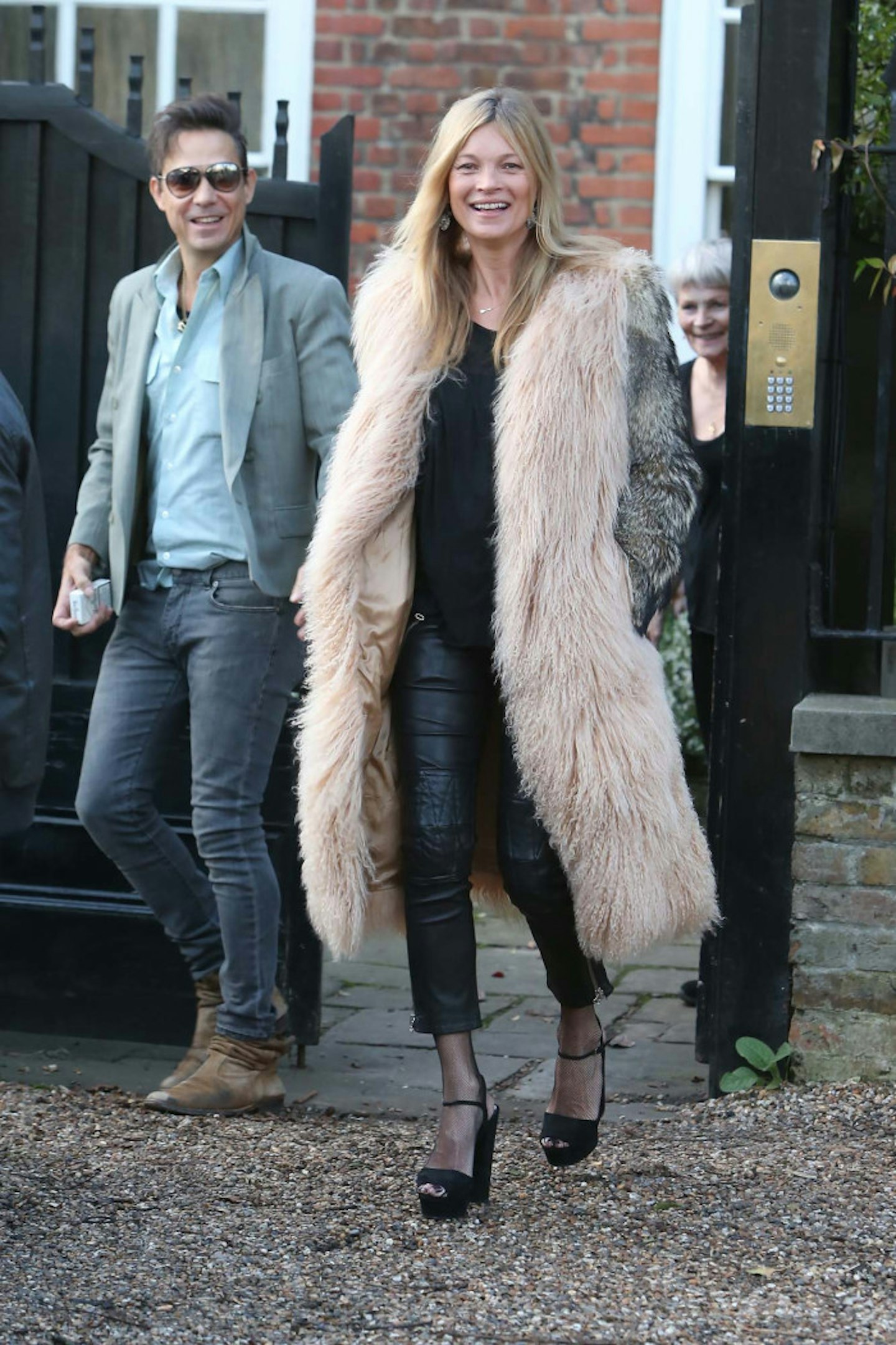 1-Kate Moss 41st Birthday Sightings In London - January 16, 2015