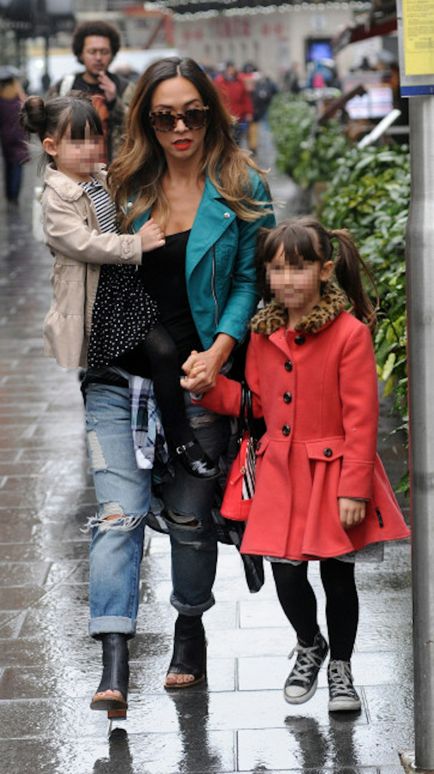 Myleene with daughters Ava and Hero Quinn