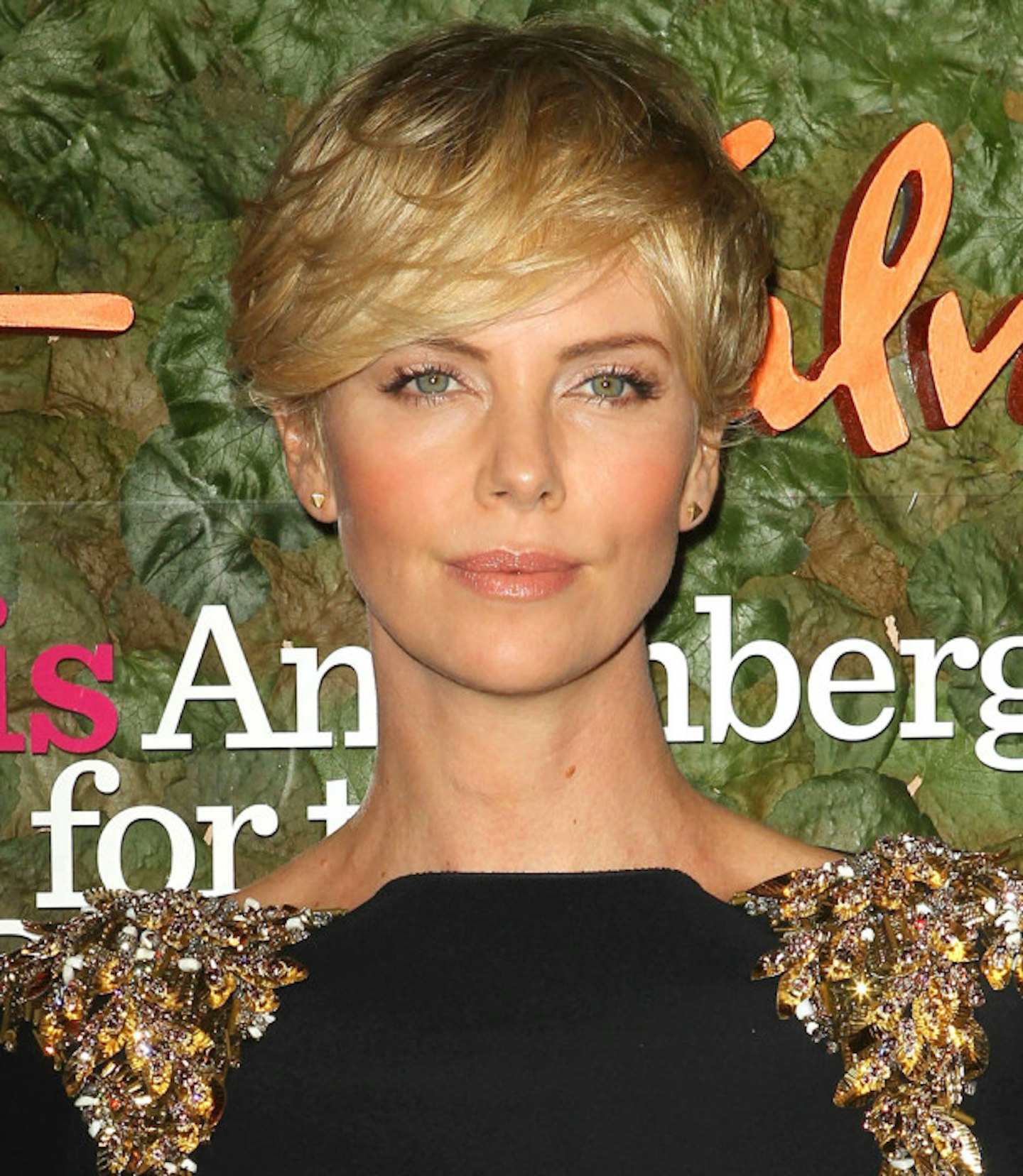 charlize Theron pixie crop