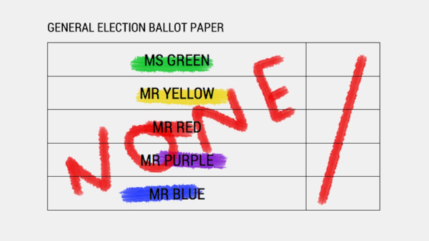 Election Spoiled Ballot Paper