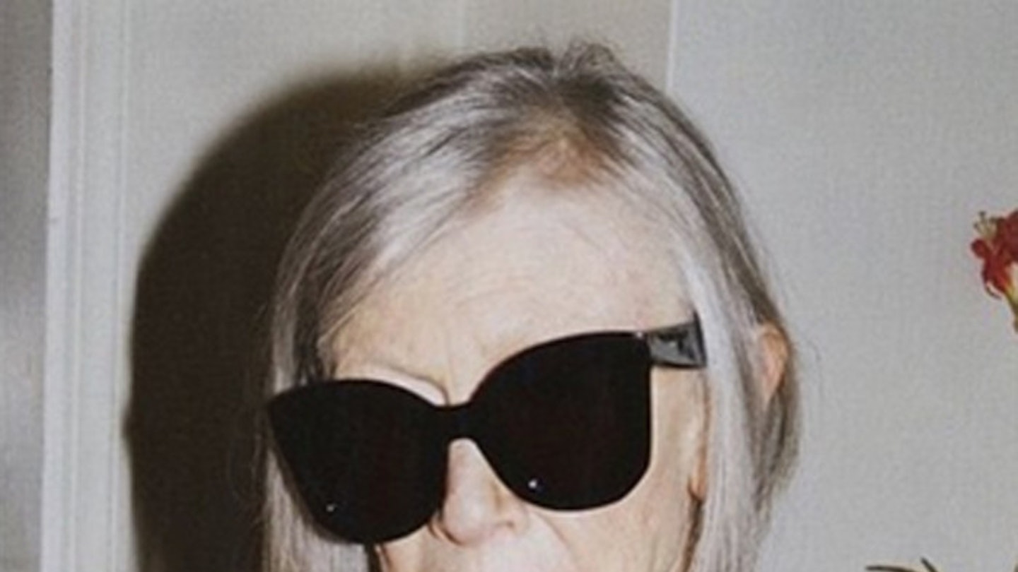 Joan Didion in Celine's new SS15 campaign