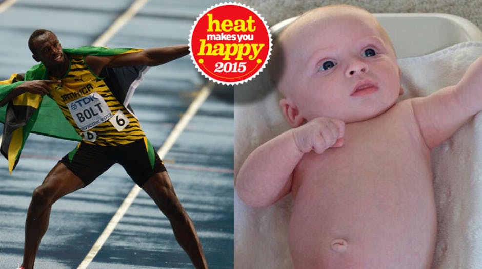 Usain Bolt strikes his trademark pose | Photos | Football | ESPN.co.uk