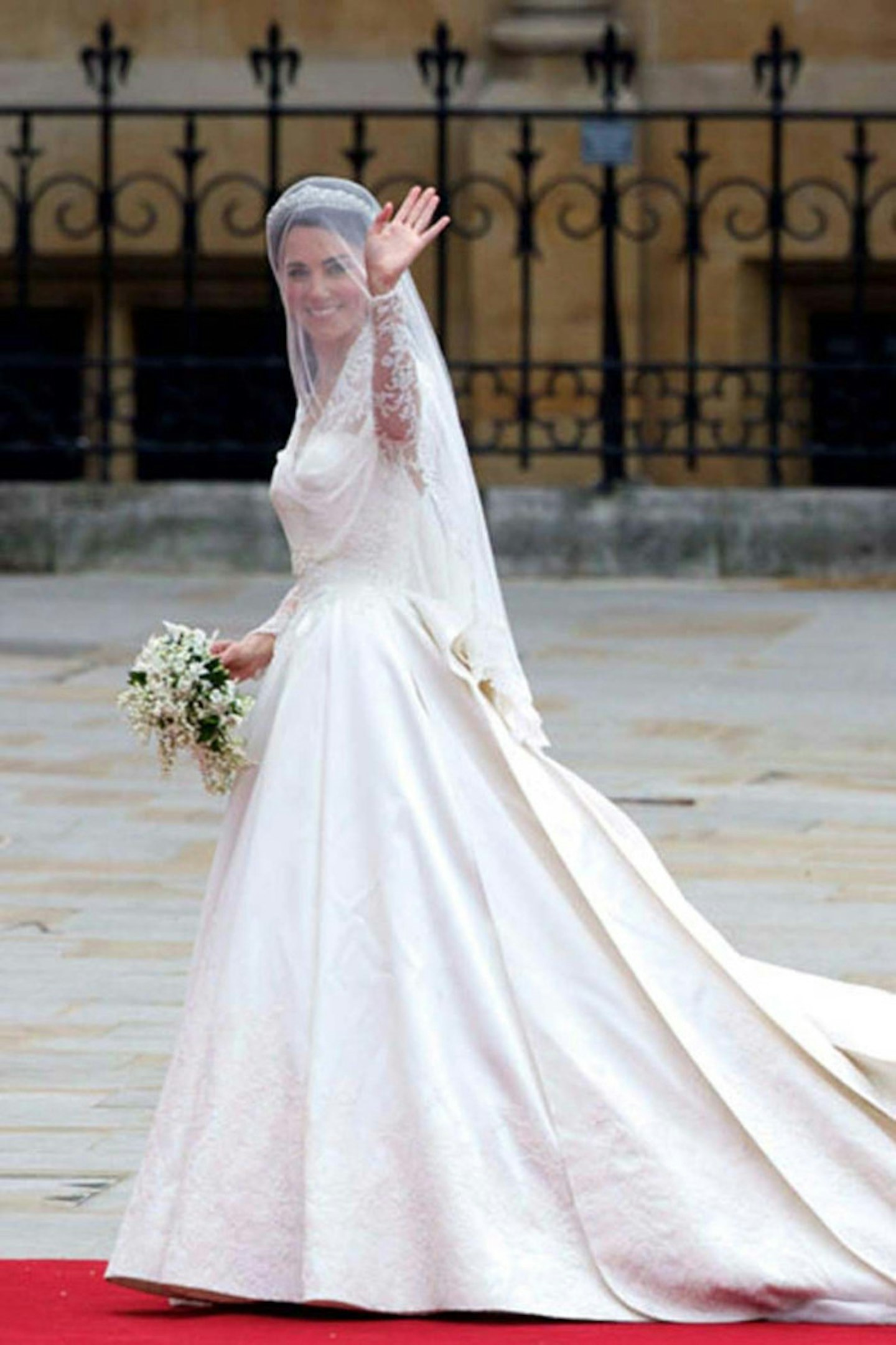 Kate Middleton on her Wedding Day, wearing Alexander Mcqueen dress, 29 April 2011