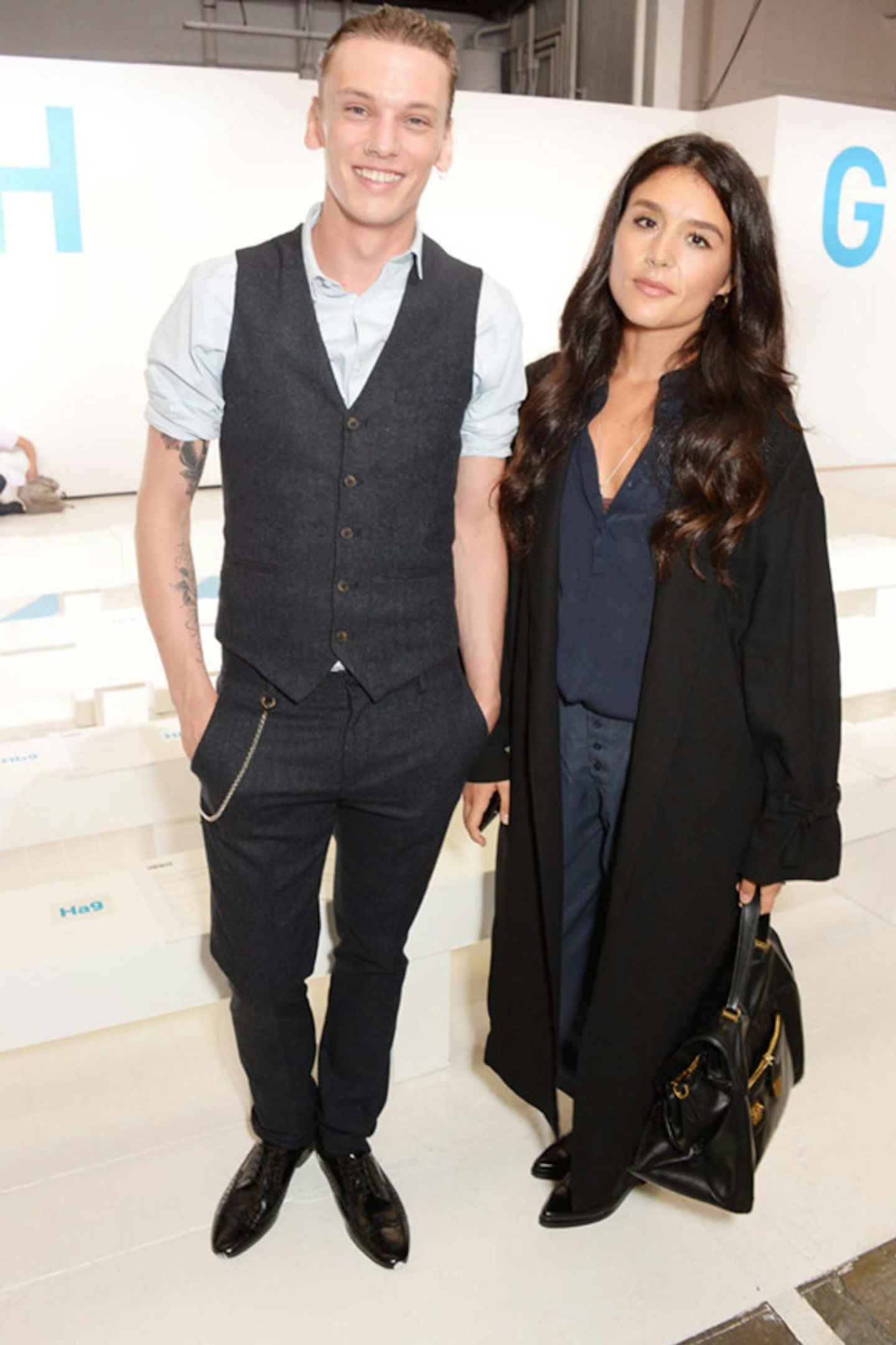 Jessie Ware and Jamie Campbell Bower at Topshop