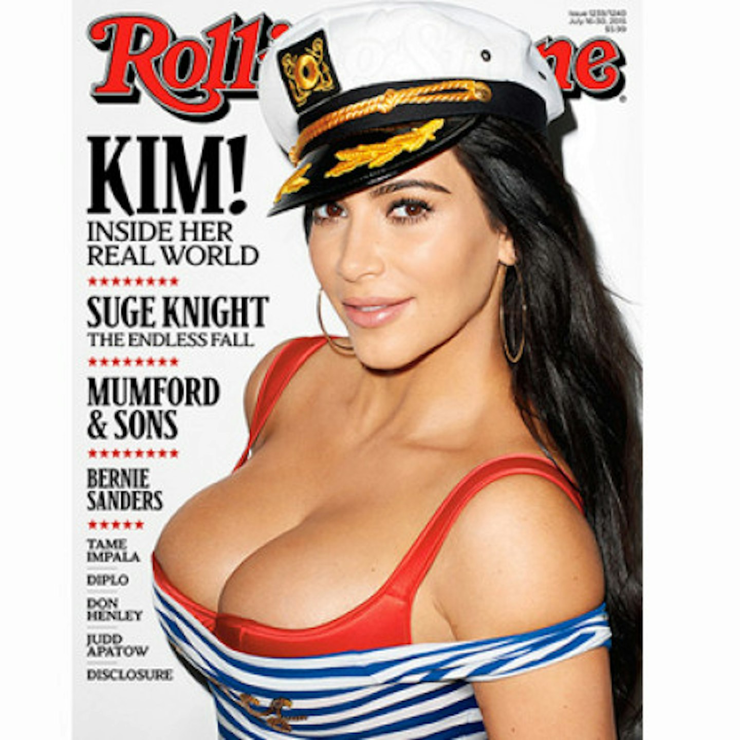 Kim made the comments to Rolling Stone