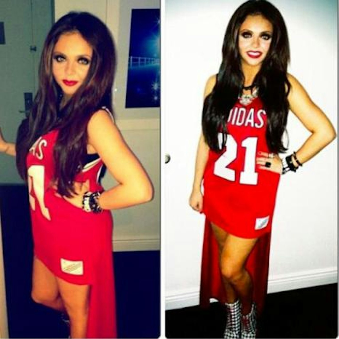 Jesy looks confident in recent snaps of the girls as they try to break America