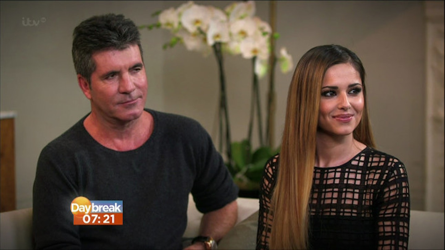 Simon is said to be supporting Cheryl through her 'divorce' from JB