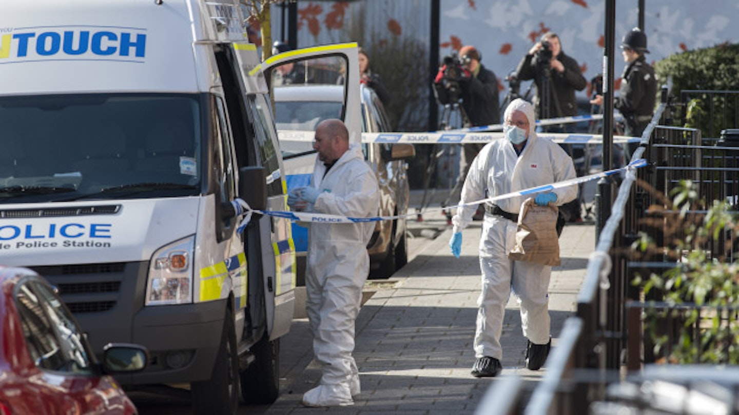 Police search a house in Barton Hill, Bristol