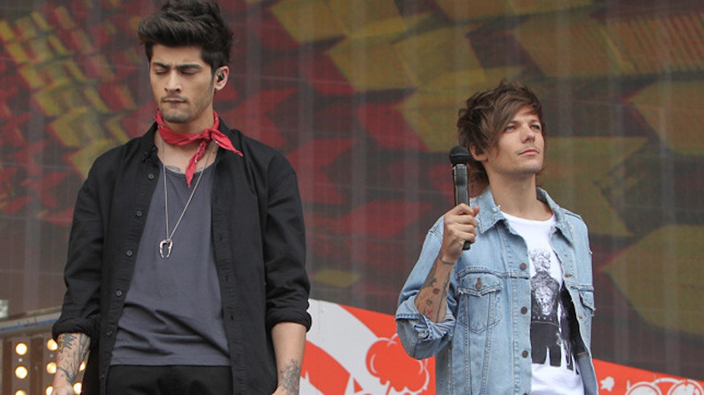Louis and Zayn were reportedly smoking a 'joint' in the leaked video
