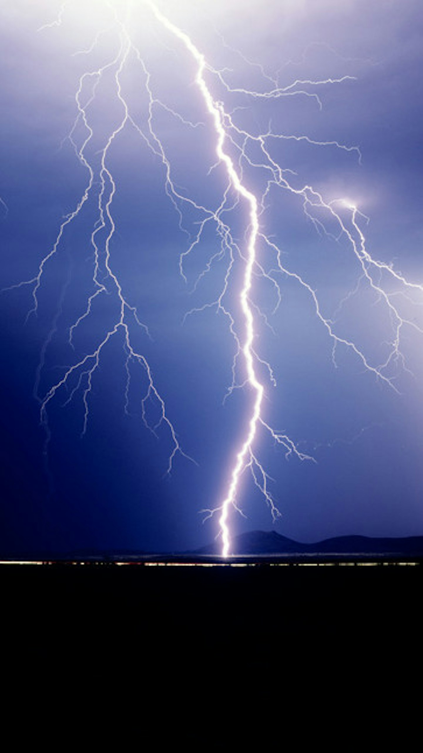 Jennifer's house was hit by lightening during an intense thunderstorm