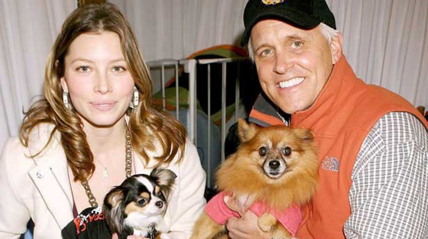 Jessica Biel and dad John